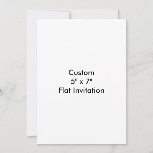 Créez Votre Propre Invitation 5" x 7" (Devant)