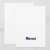 Créez votre propre invitation 5" x 7" (Devant / Derrière)