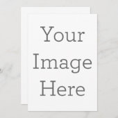 Créez votre propre invitation 5x7 (Devant / Derrière)