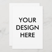 créez votre propre invitation 5x7 recto verso (Devant / Derrière)