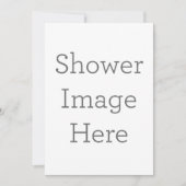 Créez votre propre invitation à la douche (Devant)
