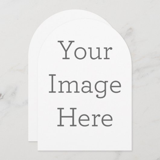 Créez votre propre invitation à l'arc de 5 po x 7 (Devant / Derrière)