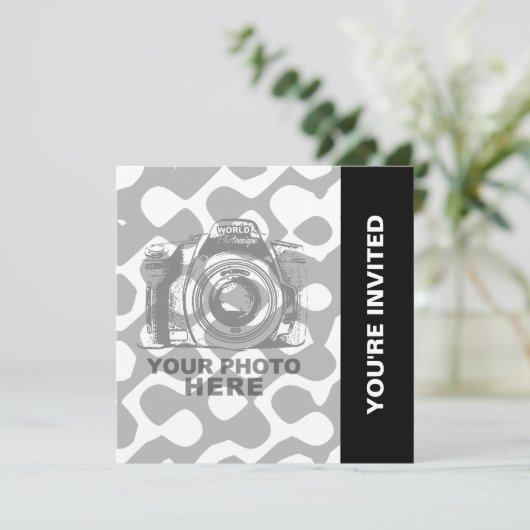 Créez Votre Propre Invitation Carrée 6 (Debout devant)