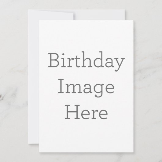 Créez Votre Propre Invitation d'Anniversaire (Devant)