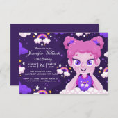 Créez votre propre invitation d'anniversaire perso (Devant / Derrière)