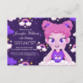 Créez votre propre invitation d'anniversaire perso (Devant)