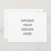 Créez votre propre invitation de carte postale de  (Devant / Derrière)