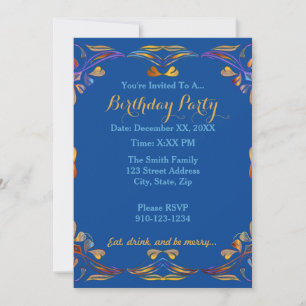 Créez votre propre invitation de fête d'anniversai