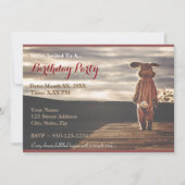 Créez votre propre invitation de fête d'anniversai (Devant)