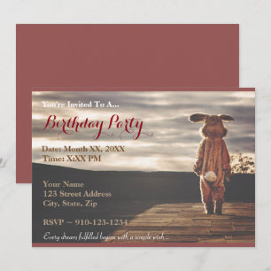 Créez votre propre invitation de fête d'anniversai