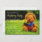 Créez votre propre invitation de fête d'anniversai (Devant)