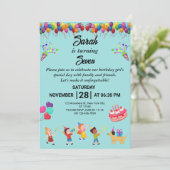 Créez votre propre Invitation de fête d'anniversai (Debout devant)