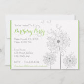 Créez votre propre invitation de fête d'anniversai (Devant)