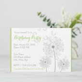 Créez votre propre invitation de fête d'anniversai (Debout devant)