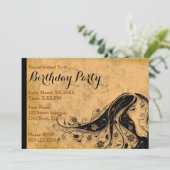 Créez votre propre invitation de fête d'anniversai (Debout devant)