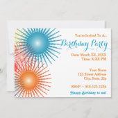Créez votre propre invitation de fête d'anniversai (Devant)