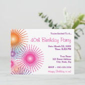 Créez votre propre invitation de fête d'anniversai (Debout devant)