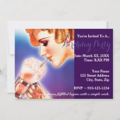 Créez votre propre invitation de fête d'anniversai (Devant)