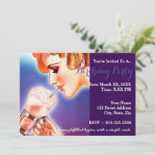 Créez votre propre invitation de fête d'anniversai (Debout devant)