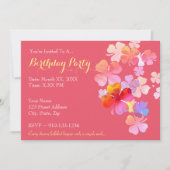 Créez votre propre invitation de fête d'anniversai (Devant)