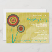 Créez votre propre invitation de fête d'anniversai (Devant)