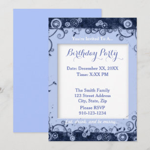 Créez votre propre invitation de fête d'anniversai