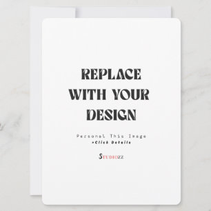 Créez votre propre invitation de mariage 6,5" x 8,