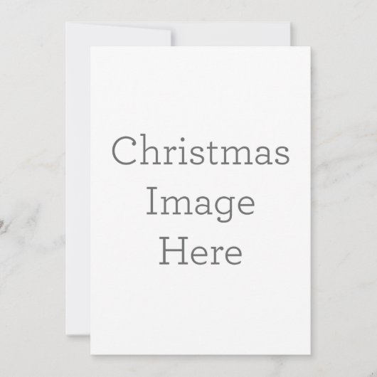 Créez Votre Propre Invitation de Noël (Devant)