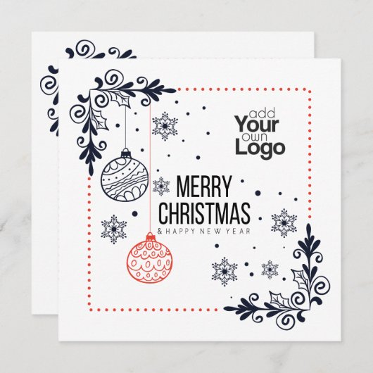 Créez votre propre invitation de vacances pour un  (Devant / Derrière)