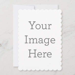 Créez votre propre invitation échancrée 13 x 18 cm