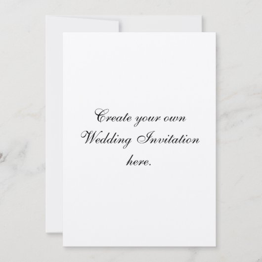 Créez votre propre invitation faite sur commande (Devant)