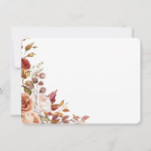 Créez Votre Propre Invitation Florale (Dos)