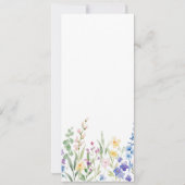 Créez Votre Propre Invitation Florale (Dos)