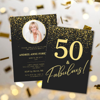Créez Votre Propre Invitation Photo d'Anniversaire