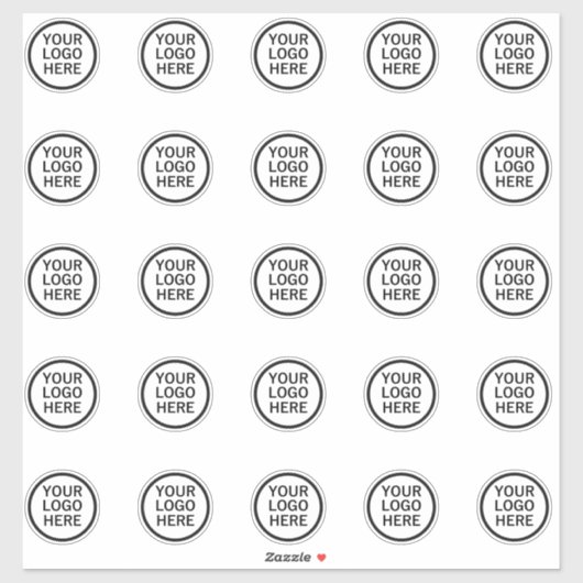 Créez votre propre logo d'entreprise Sticker Kiss- (Feuille)