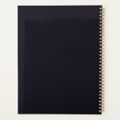 Créez votre propre Lune de Filigree Bleu et Or (Dos)