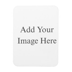 Créez votre propre magnet photo flexible blanc