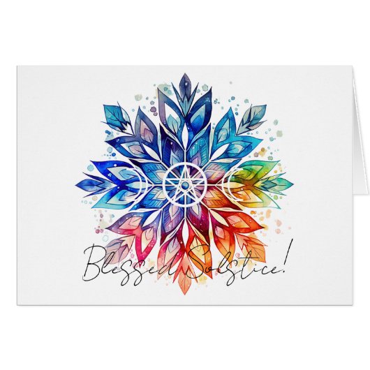 Créez Votre Propre Mandala de Flocon de Neige Arc- (Devant horizontal)