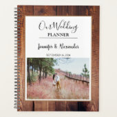 Créez votre propre mariage photo en bois rustique (Devant)