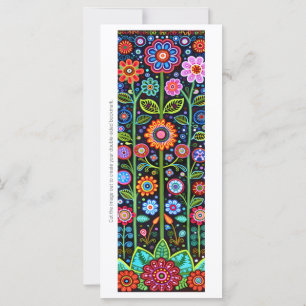 Créez votre propre marque-page carte avec fleurs d