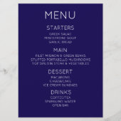 Créez Votre Propre Menu Personnalisé (Devant)