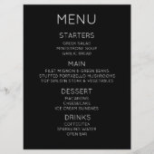 Créez Votre Propre Menu Personnalisé (Devant)