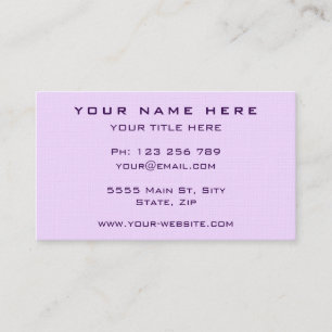 Créez votre propre modèle de carte de visite promo