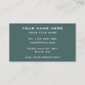 Créez votre propre modèle de carte de visite promo (Dos)