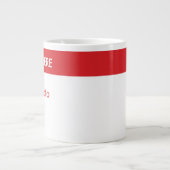 Créez votre propre Modèle de Noël Jumbo Mug (Devant)