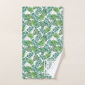 Créez votre propre monogramme botanique de motif (Serviette à main)