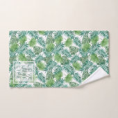 Créez votre propre monogramme botanique de motif (Serviette à main)