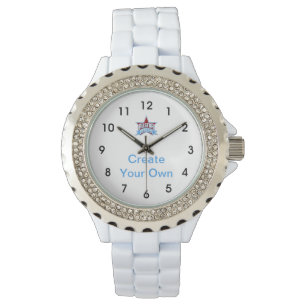 Créez votre propre montre blanche d'émail