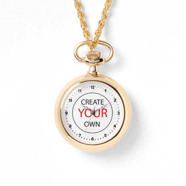 Créez votre propre montre de collier, personnalise (Recto)