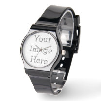 Créez votre propre montre en silicone noir